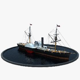 Rocks - Stones 1 Jagged RS15 - Grey 3D rocks or stones